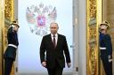 Vladimir Putin arrives for his inauguration ceremony (Sergei Bobylev/AP)
