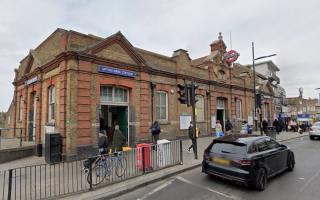 Emergency services were called to Upton Park station
