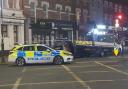 Met Police placed cordons in place after the crash in Barking Road