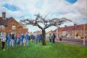 Wouter Osterholt's painting of Walnut Tree Road. Picture: Create London