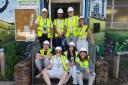 Female construction apprentices from Barking and Dagenham College redecorated Lewisham Academy Picture: Wow Marketing