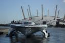 The first solar-powered vessel to travel round the world  the Planet Solar  arrived in the Docklands