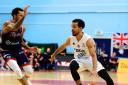 Justin Robinson attacks for London Lions (pic Graham Hodges)