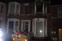 A woman had to be treated for smoke inhalation after a flat fire in Ilford last night.