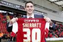 Leyton Orient's Jack Sherratt was greeted by the Brisbane Road faithful at half time of their clash with MK Dons.