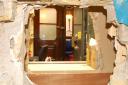 They drilled a hole through the wall. Picture: Met Police