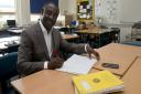 Francis Opoku from Rokeby School has been named secondary maths teacher of the year. Photo by Ellie Hoskins