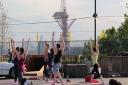 Yoga at Roof East in Stratford