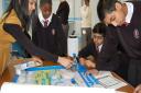 Students from two Newham schools showed off their building skills at the Thames Water Network Challenge on Wednesday (13).  More than 40 year nine pupils from Eastlea Community and Little Ilford School took part in the event. Photo: Students from Little I