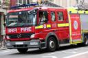 Fire crews were called to Barrier Point Road, Silvertown