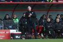 Leyton Orient head coach Richie Wellens reacts in the dugout