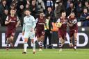 James Ward-Prowse celebrates scoring for West Ham United