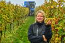 Laura Robinson, who has been refused planning permission for a house next to her vineyard