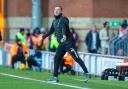 Leyton Orient boss Richie Wellens gestures on the touchline