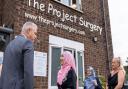 Health secretary Steve Barclay pays a visit to The Project Surgery