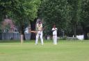 Sacin Neve in batting action for Newham seconds