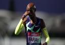 Great Britain's Mo Farah reacts after failing to achieve the qualifying time in the Men's 10000m final during day one of the Muller British Athletics Championships at Manchester Regional Arena. Picture date: Friday June 25, 2021.