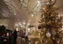 Christmas decoration at  John Lewis in Westfield Stratford City