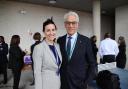 The new building was officially opened by Oasis founder the Rev Steve Chalke, pictured with principal Johanna Thompson
