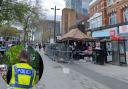 Police attended The Broadway in Stratford to reports of a fight