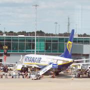 Passengers travelling between London and Stansted Airport (pictured) are set to face disruption throughout August