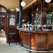 The main bar at The Boleyn Tavern in East Ham