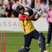 Feroze Khushi hits six runs for Essex Essex Eagles against Middlesex