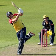 Matt Critchley hits six runs for Essex at Glamorgan in the Vitality Blast