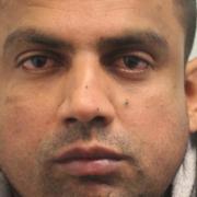Three men - including Romford man Kashif Mushtaq, pictured - have been jailed after smuggling £3.5m worth of drugs from Jamaica