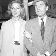 Kenneth More pictured in 1959 with Lauren Bacall, his co-star in North West Frontier.Picture: PA