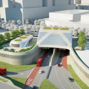 A CGI of the proposed Silvertown Tunnel. Picture: TfL
