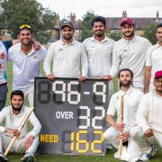 Newham CC 3rd XI face the camera after final day match win against Hawks