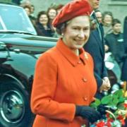 Queen Elizabeth II during a visit to Newham in 1983.