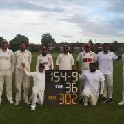 Newham CC 3rd XI face the camera