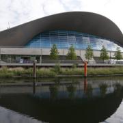 A man was rushed to hospital after reportedly being treated at the London Aquatics Centre in Olympic Park.