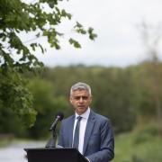 Sadiq Khan opens the London Blossom Garden, which is a living memorial to honour the efforts of key workers and mark the impact of Covid-19 on the capital.