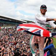 A plant-based fast food burger joint backed by Lewis Hamilton is coming to Westfield Stratford City. Pictured here celebrating victory after winning the 2016 British Grand Prix at Silverstone.