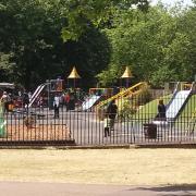 The play area in West Ham Park is open