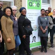 Members of Money A+E's staff who have seen a significant increase in demand for their help. Picture: Money A+E