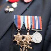 Richard Blyth's medals show his service during the Seoncd World War