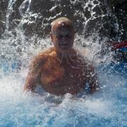 Colin is set to take on a sponsored swim