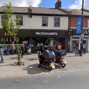 One man was injured after a brawl in the High Street North McDonald's in East Ham
