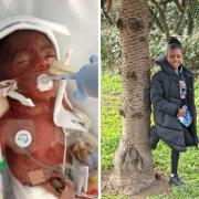 Armarni Charlery, who was born three months prematurely, is preparing to start secondary school