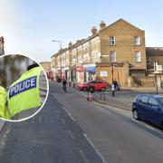 The stabbing took place in High Street, East Ham near the junction with Ruskin Avenue