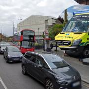 Ambulance crews were called to Tramway Avenue in Stratford