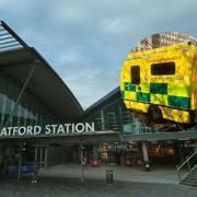 The incident happened near Stratford station in the early hours of the morning