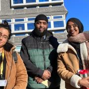 Youth mentor and development workers at Acland Burghley School - Mohamed Habib, Sagal Ali and Saba Asif - from SYDRC