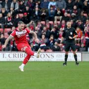 George Moncur fired Leyton Orient into a first-half lead. Picture: TGS PHOTO