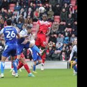 Omar Beckles goes close for Leyton Orient. Picture: TGS PHOTO