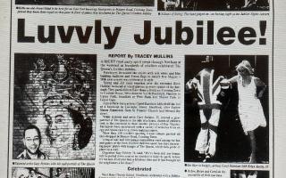 A story about the Queen's Golden Jubilee in 2002 in the Newham Recorder